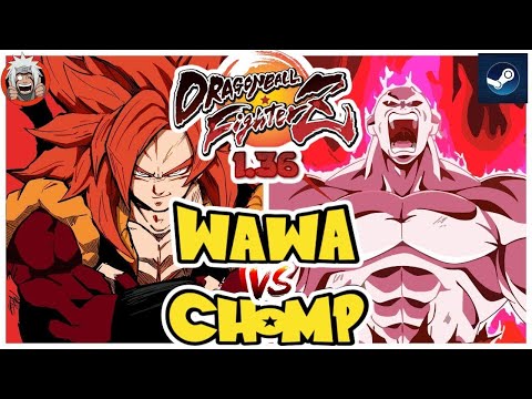 DBFZ Wawa vs Chomp (GogetaSS4,GokuSSJ, Gohan) vs (Jiren, A18, Cell)