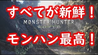 【MHW実況】すべてが新鮮！モンハン最高！