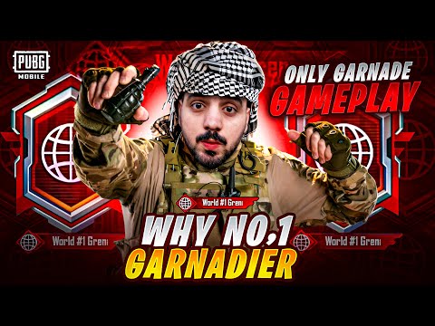 WORLD NO 1 GRENADIER ? ONLY GRENADES PUBG MOBILE GAMEPLAY 😱