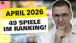 April 26: Alle gespielten Brettspiele im Ranking! Meine persönlichen Eindrücke!