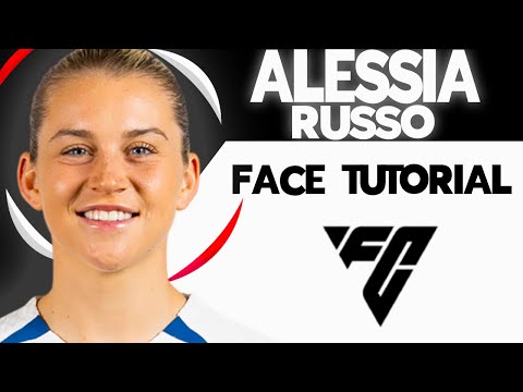 EAFC 25 How To Create Alessia Russo (Face) Simple Tutorial