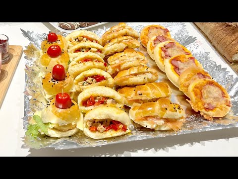 4 CANAPÉS APERITIFS AVEC SEULEMENT UNE PÂTE