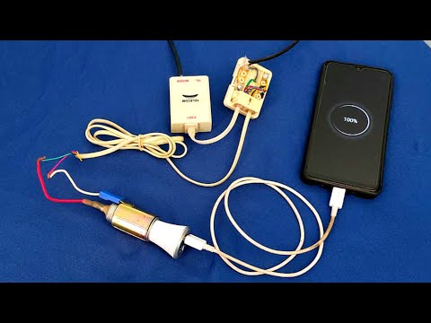 Charging a Cell Phone Battery Using an Old Landline