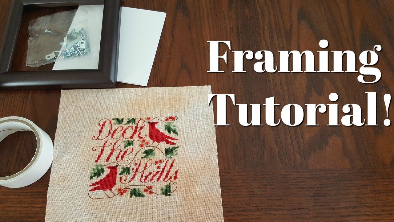 Flosstube #198 Framing tutorial!!!