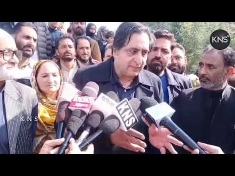 MLA Handwara & PC President Sajad Lone - Unofficial  visited Wadder Rajwar, listened to public grievances.