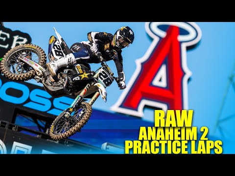 Anaheim 2 Practice Laps RAW - Dirt Bike Magazine