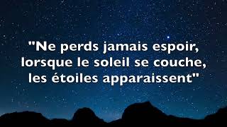 Vidéo - Citations sur l'espoir