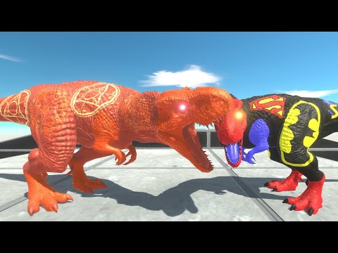 DR STRANGE T-REX vs MAZE DEATH RUN MAP - Animal Revolt Battle Simulator