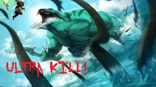 preview picture of video 'DOTA2-Ultra Kill by Tidehunter!'