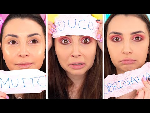 DESAFIO DE MAQUIAGEM: MUITO, POUCO OU OBRIGADA?