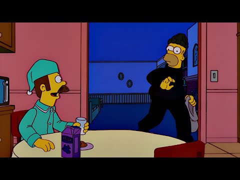 Ned Flanders descubre a Homero robando Los simpson capitulos completos en español latino