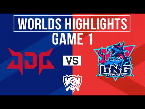 JDG vs LNG Highlights Game 1 | 2023 Worlds Swiss Day 3 | JDG Esports vs LNG Esports