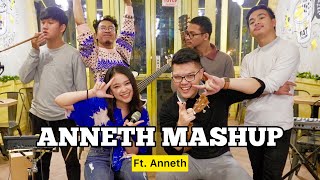 Mungkin Hari Ini Esok Atau Nanti X Tetap Untukmu (KERONCONG) - ANNETH ft. Fivein #LetsJamWithJames