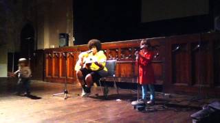 Year Ten - Anya singing with Kimya Dawson
