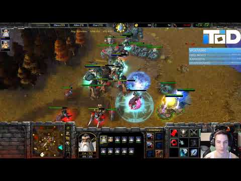 Warcraft III 2v2 #24 - ToD & Lucifer vs DOUBLE KEEPER MAGGOTS LOL