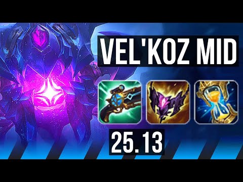 VEL'KOZ vs CORKI (MID) | EUW Master | 25.13