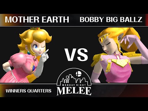 MNM 370 - Winners Quarters - Mother Earth (Peach) VS Bobby Big Ballz (Zelda, Falco) - SSBM Melee