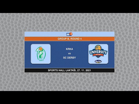 U19 ABA League Ch. 2021/22, Round 4 match: Krka - SC Derby (27.11.2021)