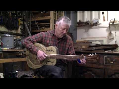 Duolian 'O'  'Islander' Resonator Guitar - Antique Brass image 10