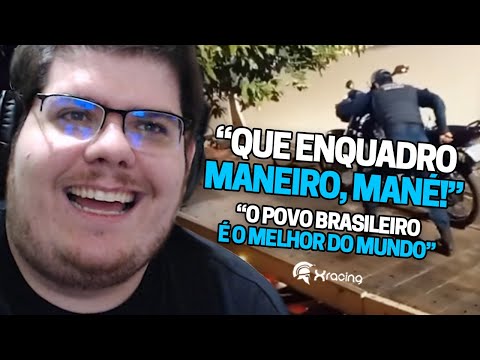 CASIMIRO REAGE: ENQUADROS DE MOTO (EP. 52) O CARA VENDEU A CÂMERA PRO POLICIAL | Cortes do Casimito