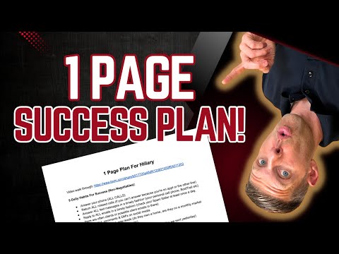 1 Page Real Estate Success Plan For 2026 (For Selling 1 Home A Week!) - Closer's Cafe' 12/4/25 📱