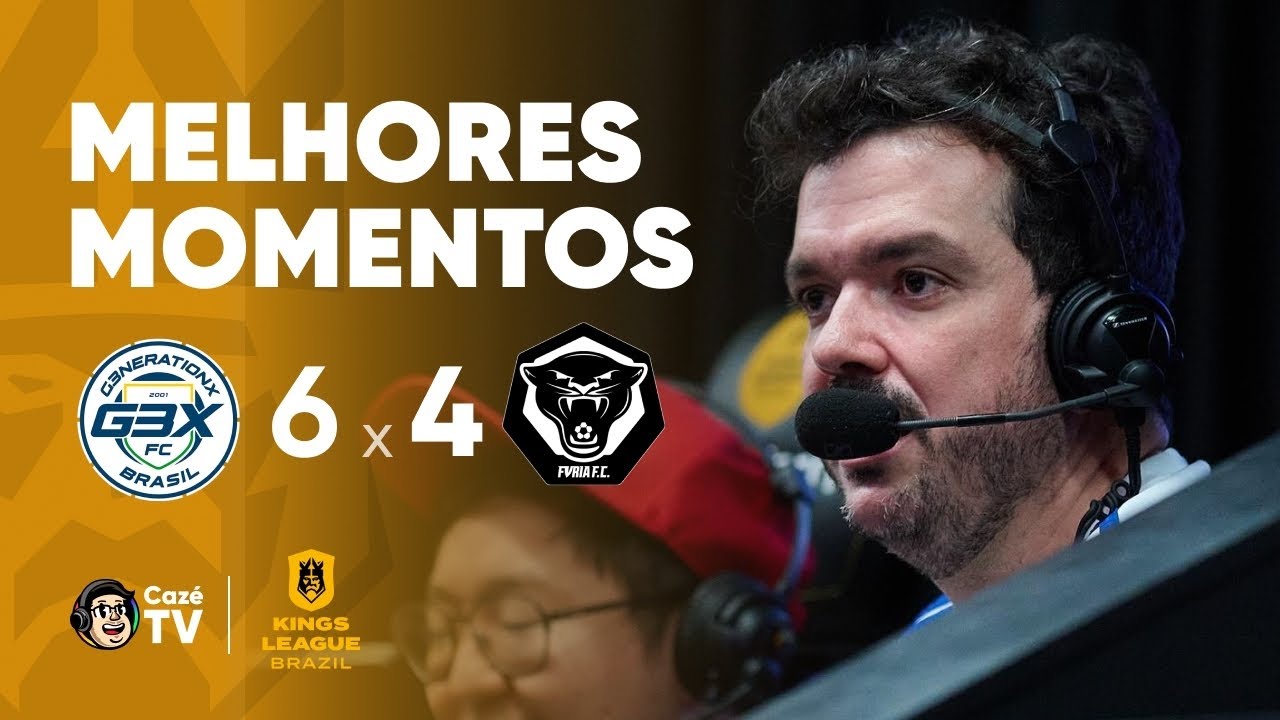 MELHORES MOMENTOS: G3X 6 X 4 FURIA | KINGS LEAGUE BRASIL | 5ª RODADA DA KINGS CUP
