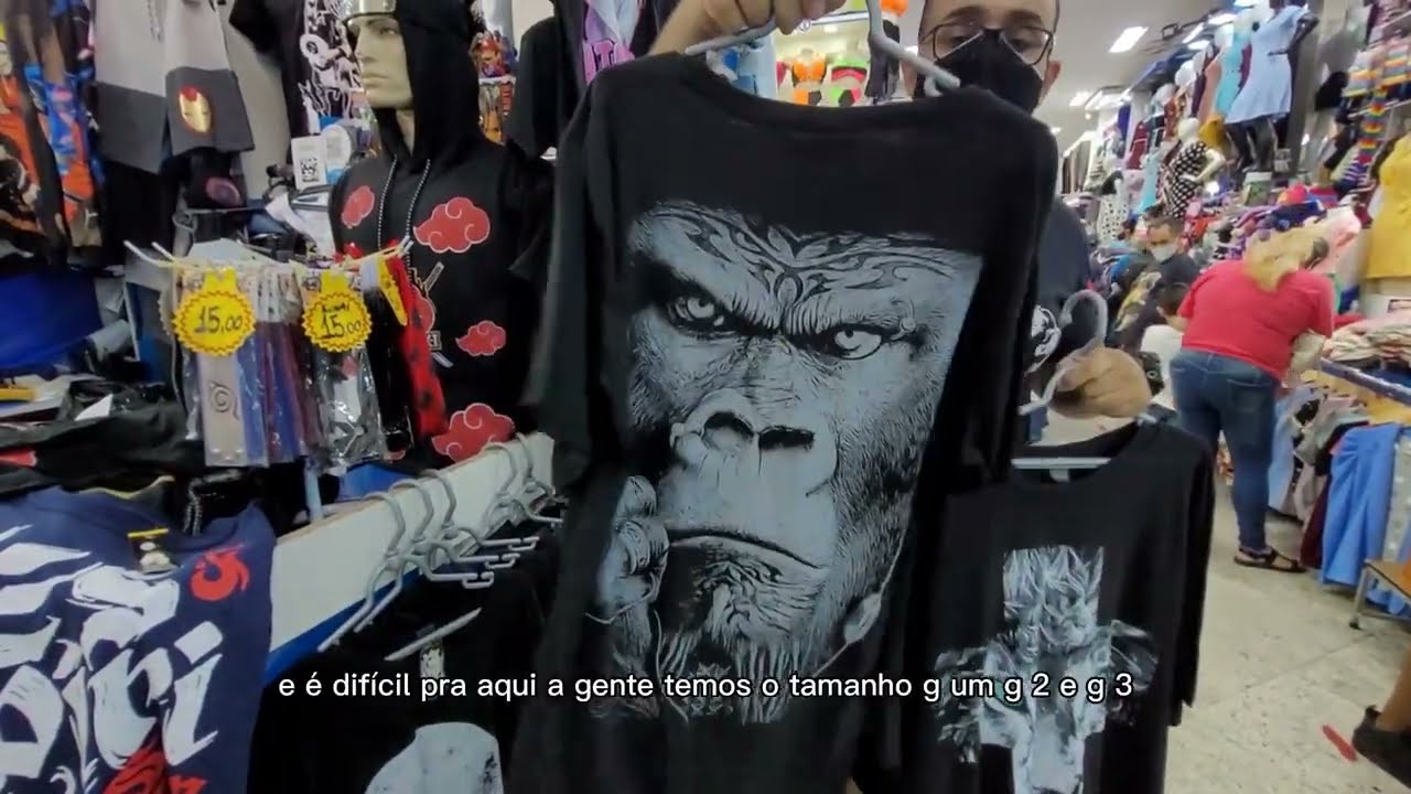FONTES DAS CAMISETAS DE ANIMES E ROCK PERSONAGENS BRÁS SP