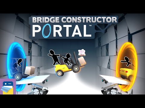 Bridge Constructor Portal: iOS iPad/iPhone Gameplay (By Headup Games) - YouTube