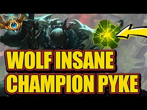 SKT T1 Wolf Plays New Champion Pyke Support - Wolf Insane Pyke Support | SKT T1 Replays