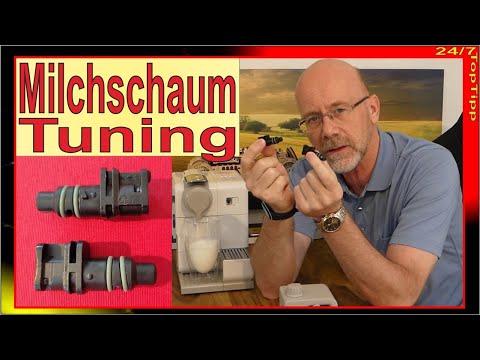 Tips for good milk foam [ Maintenance Repair ] Lattissima Nespresso Cafissimo hot water coupling