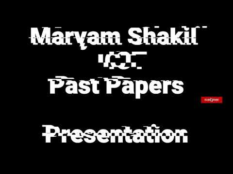 IGCSE ICT October November 2019 Paper 2-Presentation