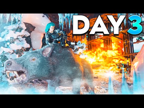 Defending Our OP Snow North and Making Insane Base Upgrades! - ARK PvP