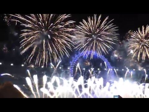 London New Year's Eve 2016 Fireworks