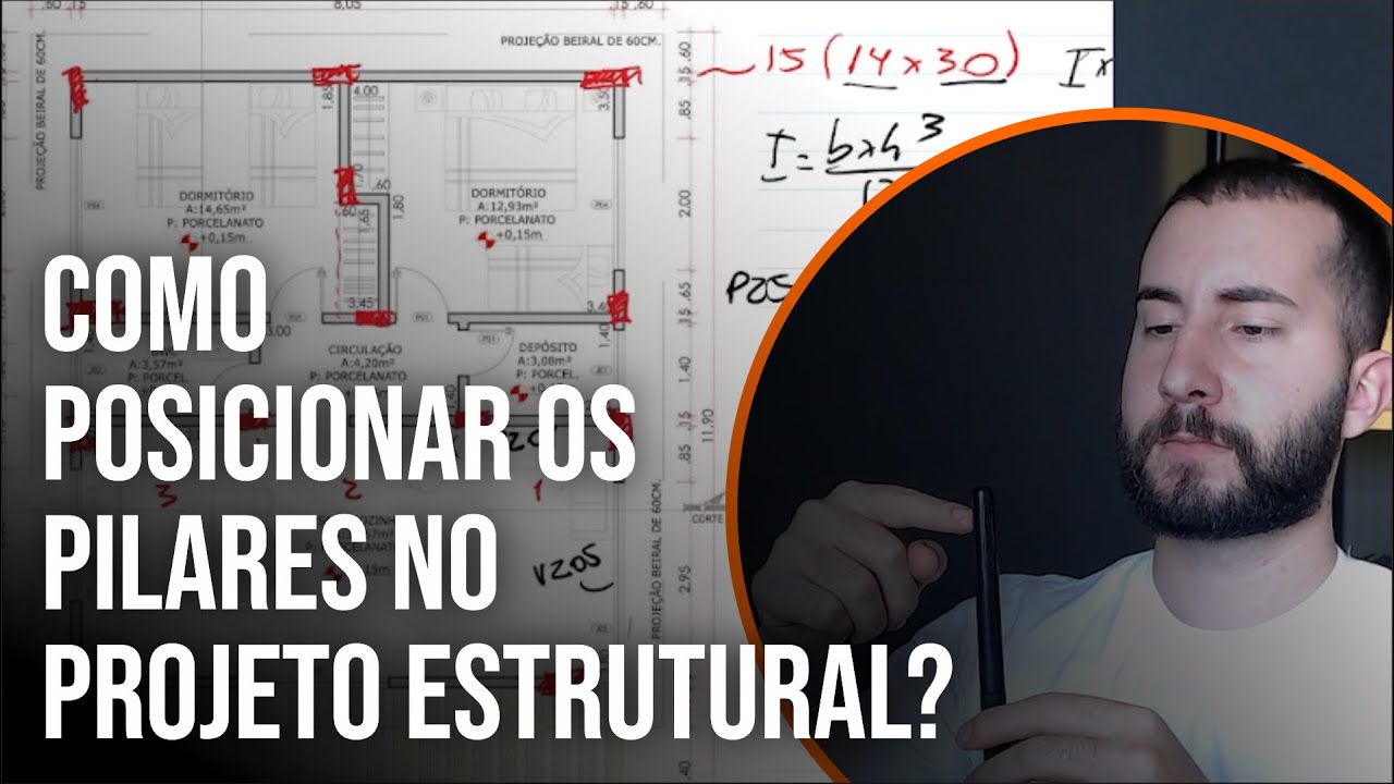 COMO POSICIONAR OS PILARES NO PROJETO ESTRUTURAL? | LUIZ FERNANDO COELHO
