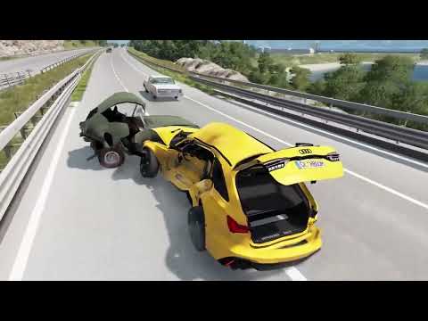 Loss of Control Car Crashes #180 – BeamNG Drive | BlowUpSmash