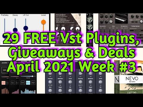 29 Best FREE Audio #VST #PLUGINS, #Giveaways & MEGA DEALS - April 2021 Week #3 - amnerhunter.com