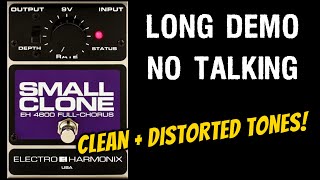 Video thumbnail for Electro-Harmonix Small Clone EH 4600 Demo - Analog Chorus Pedal - Clean & Distorted Tones by Chris Holland Guitar