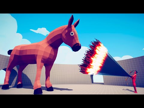 GIANT HORSE vs EVERY GOD - Totally Accurate Battle Simulator TABS