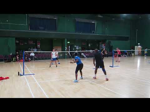 CrossFire 15th All-Stars Tournament Dec 2017 - Mixed Doubles League B Finals pt 1