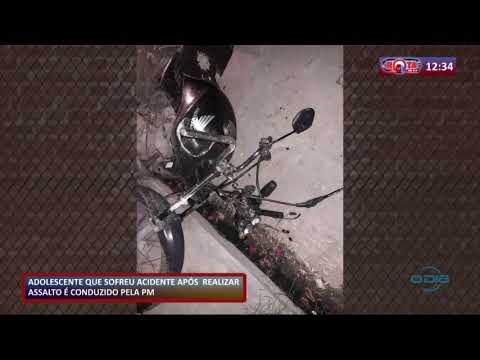 Adolescente que sofreu acidente apoÌs realizar assalto eÌ conduzido pela PM 08 09 20
