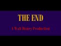 The End A Walt Disney Production 1961 The Two Travellers Closing Variant For Alejandro100