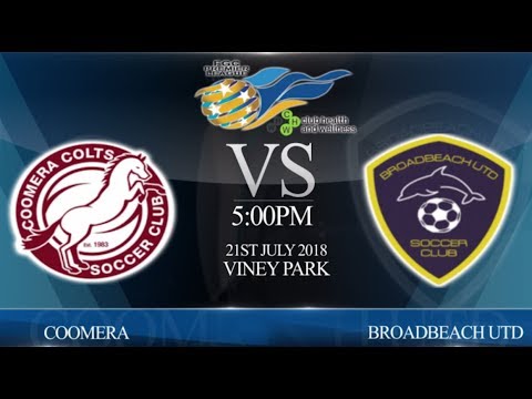 FGC CHW Premier League rnd 13 - Coomera vs Broadbeach Utd (0-3).