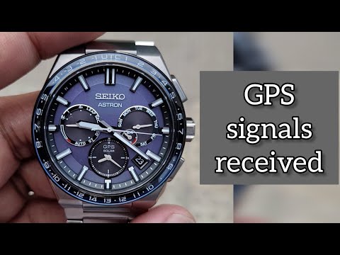 TIME ADJUSTMENT BY GPS SIGNAL RECEPTION SEIKO ASTRON 5X53 (SSH071) SOLAR WATCH