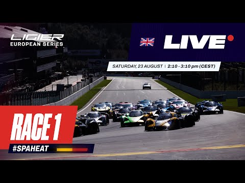 LIVE Race 1 (English) – 2025 Spa Heat – Ligier European Series