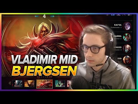 642. Bjergsen Vladimir vs Zed Mid Patch 8.9 Season 8 - BJERGSEN STREAM