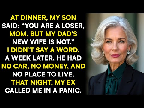 My Son Called Me a Loser at Dinner. I Stayed Silent… Then Took Back Everything I Paid For.
