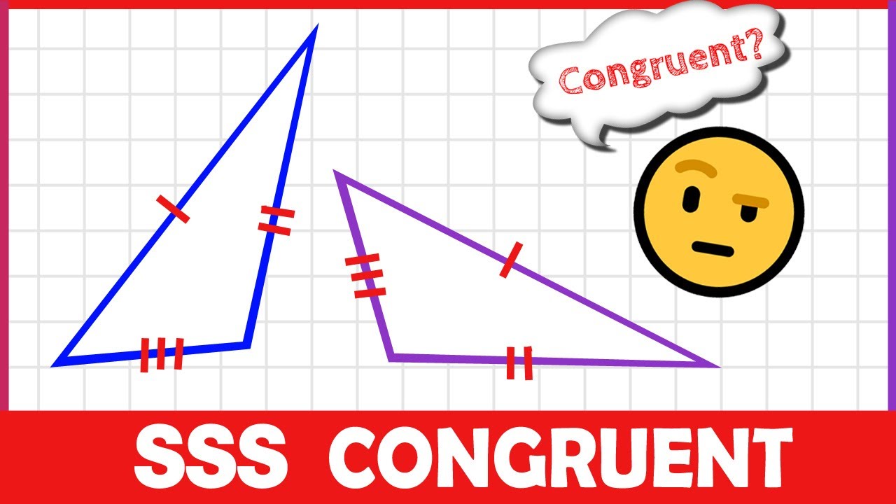SSS Congruence Theorem of Triangles (2-MINUTE MATH!)