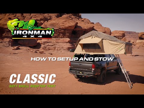 How To Setup and Stow Your Classic Softshell Rooftop Tent | Ironman 4x4 America