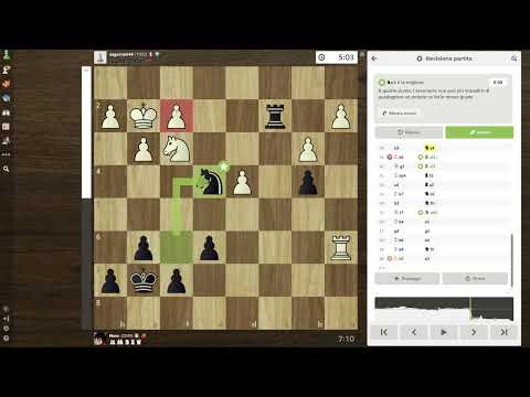 La mia scalata oltre i 2000 chess.com, 78 partita