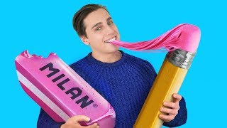 Огромная съедобная антистресс канцелярия – 6 идей